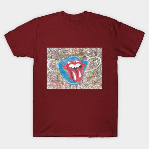 The rock mask - 1 T-Shirt by walter festuccia